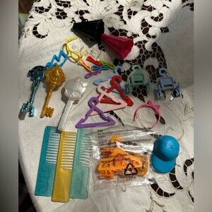 Rainbow High and Monster High Accessories Lot - 23 pieces